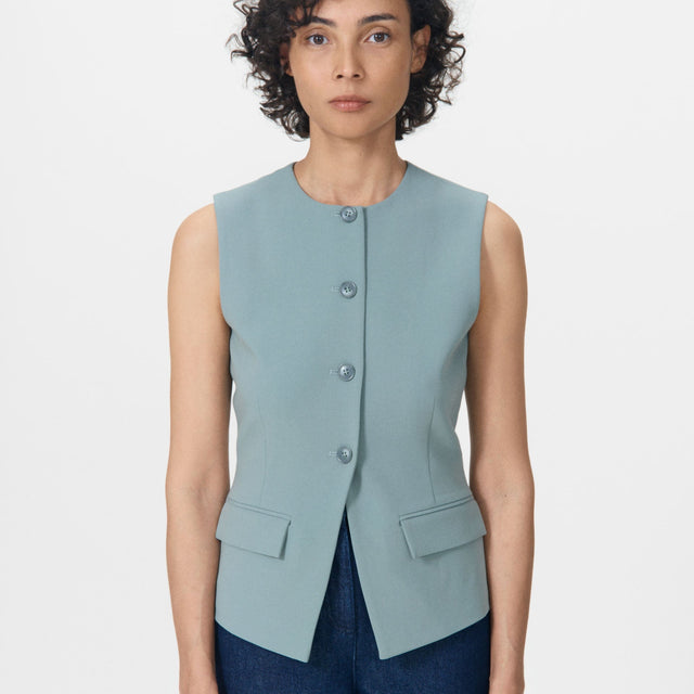 Kendra Vest Sea Grey