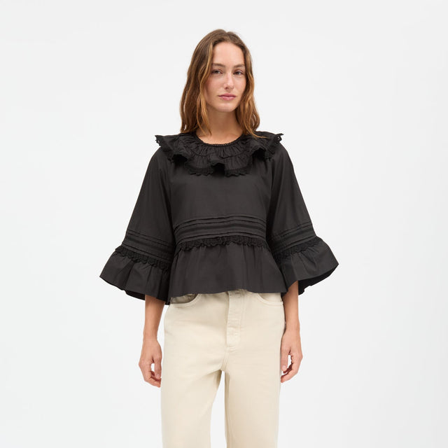 Lulu Bluse Sort