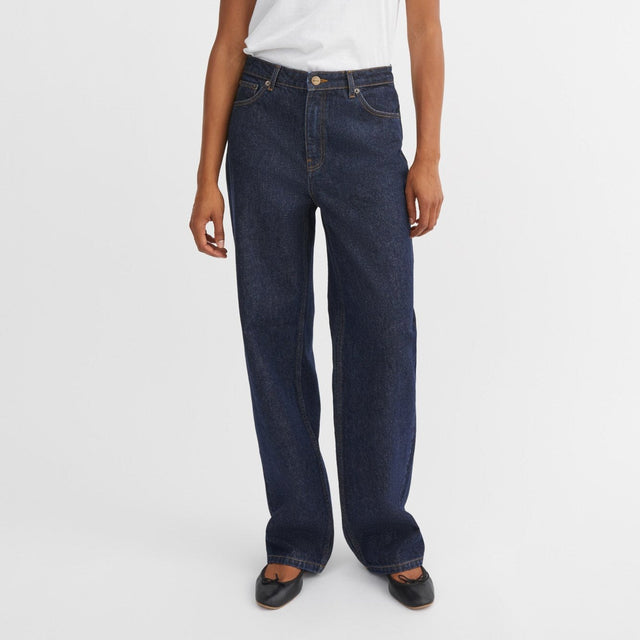 Maddy Straight Jeans Indigo Blue