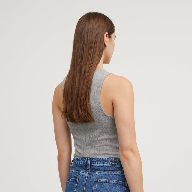 Edie Tank Top Grey Melange