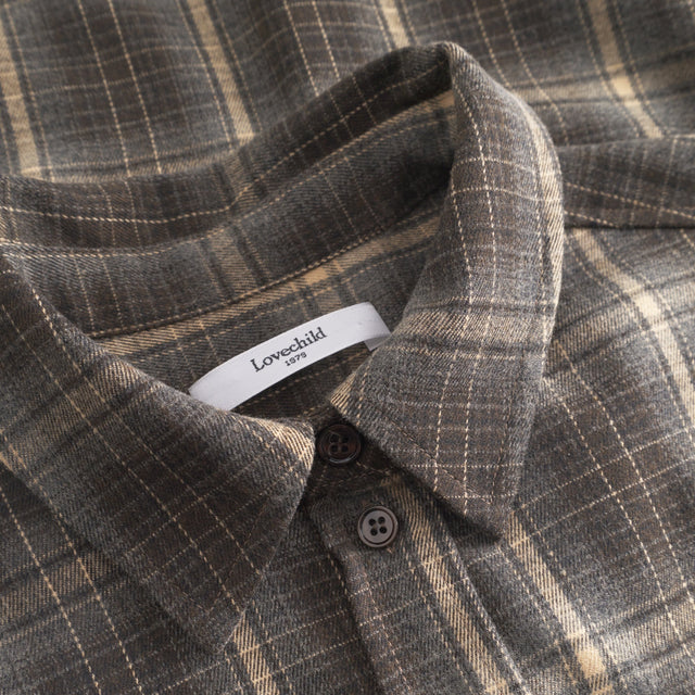 Elotta Ternet Skjorte Grøn