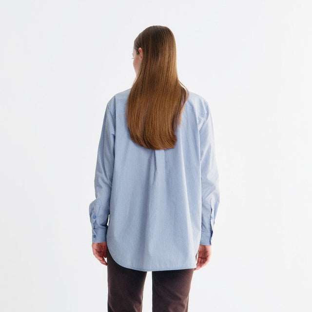 Elotta Shirt Blue Heron Stripe