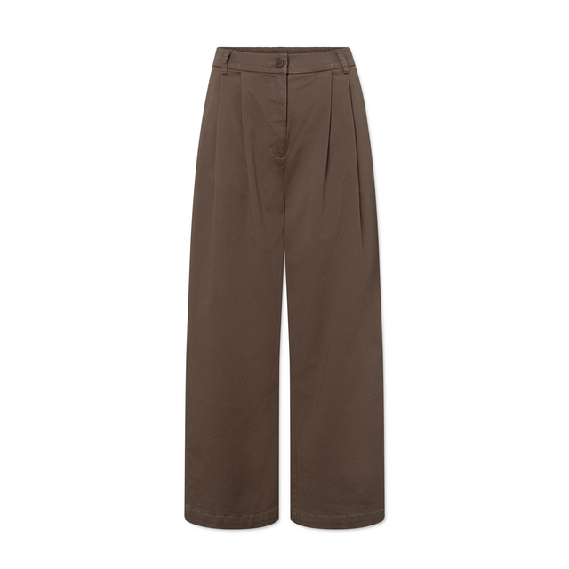 Prudie Twill Bukser Brun