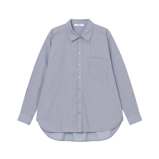 Elotta Shirt Blue Heron Stripe