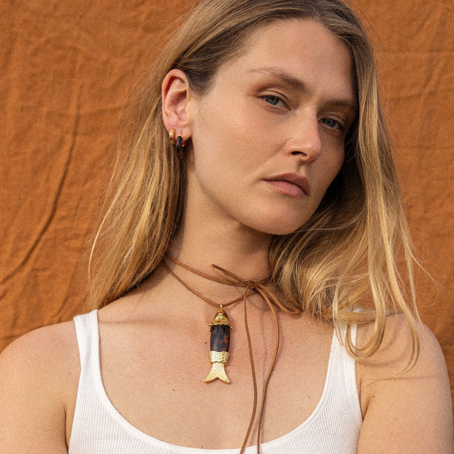 Golden Deco Hoops Bold Gold