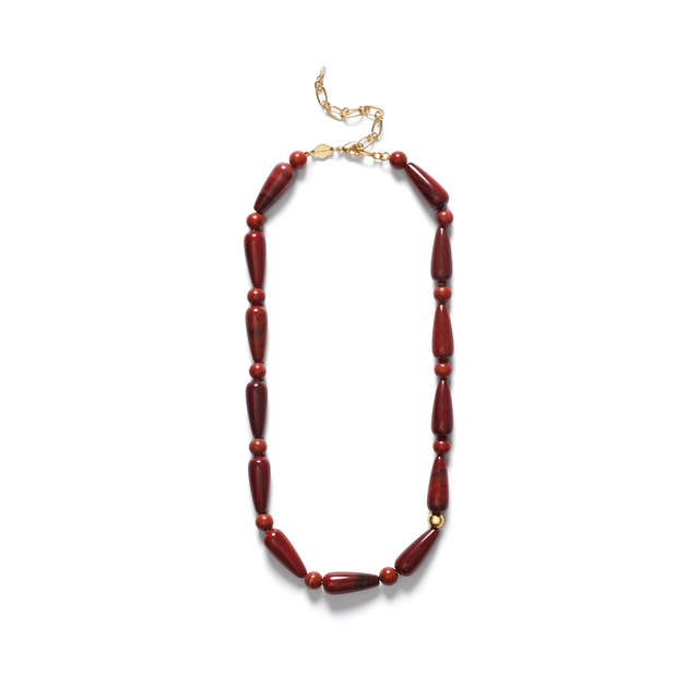 Hot Drops Necklace Red