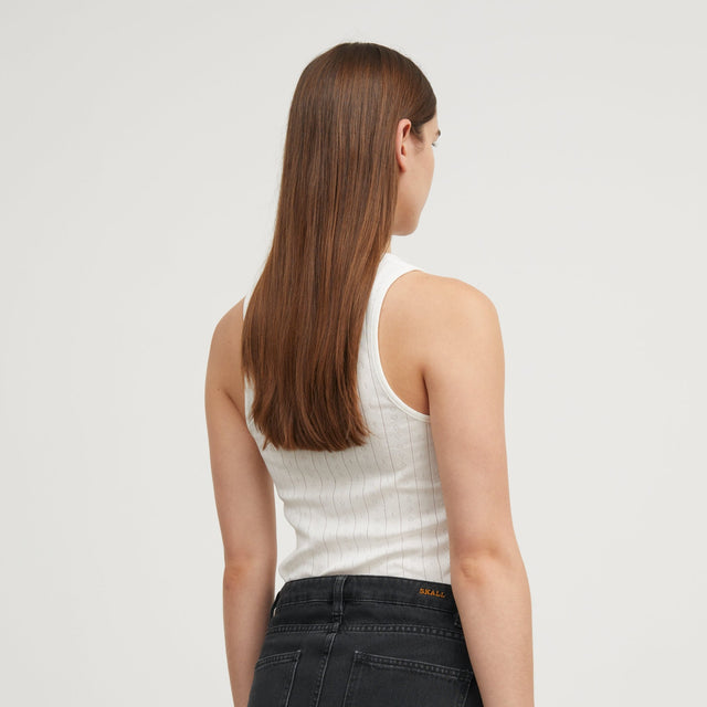Edie Tank Top Off white Hvid