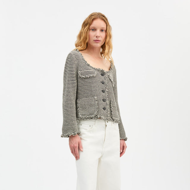 Minnah Jakke Natur/Sort