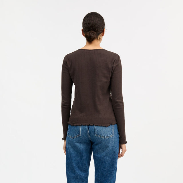 Edie Cardigan Dark Brown