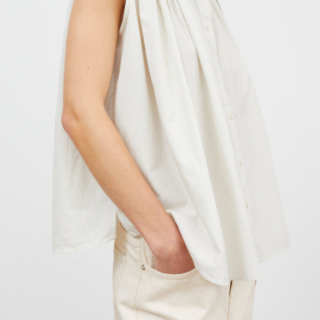 Louise TopLight blue/White stripe