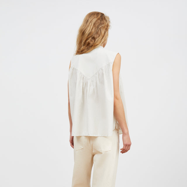 Louise TopLight blue/White stripe