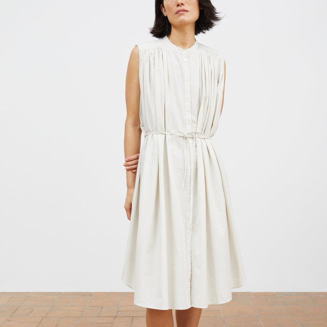 Louise Kjole Light blue/White stripe