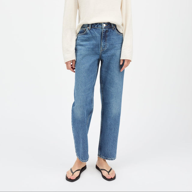Allison Cropped Jeans Slouchy Blue