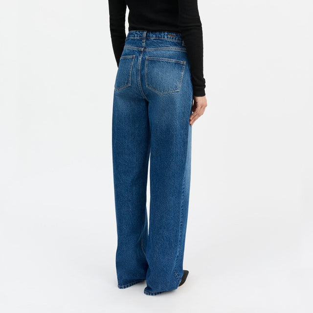 Maddy Straight Jeans Vintage Washed Blue