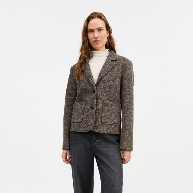 Claire blazer Mole/Brun