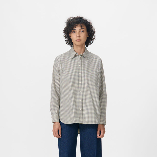 Elotta Ternet Skjorte Beige