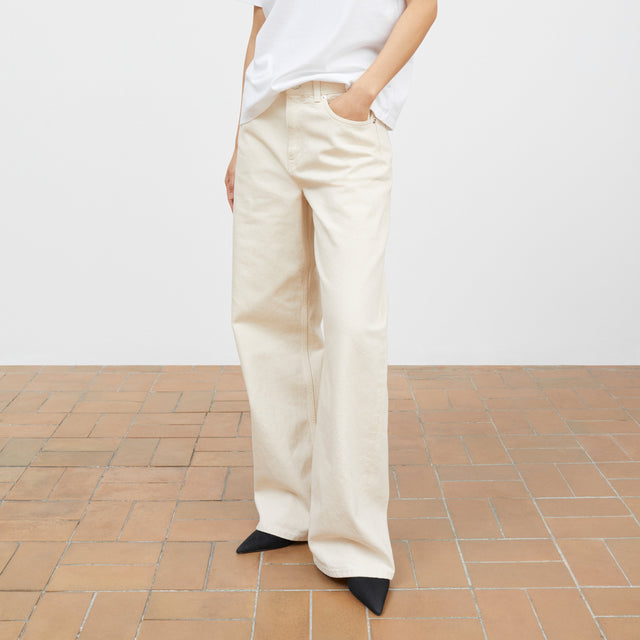 Willow Wide Jeans Ecru