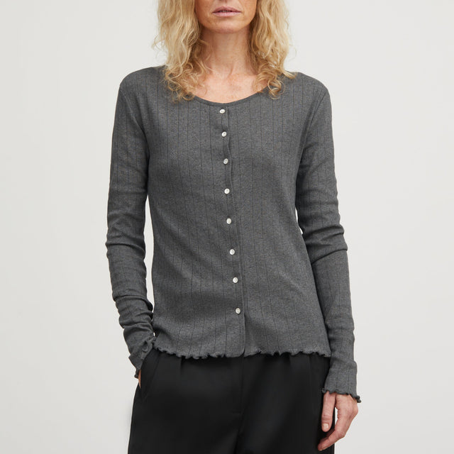 Edie Cardigan Mørkegrå