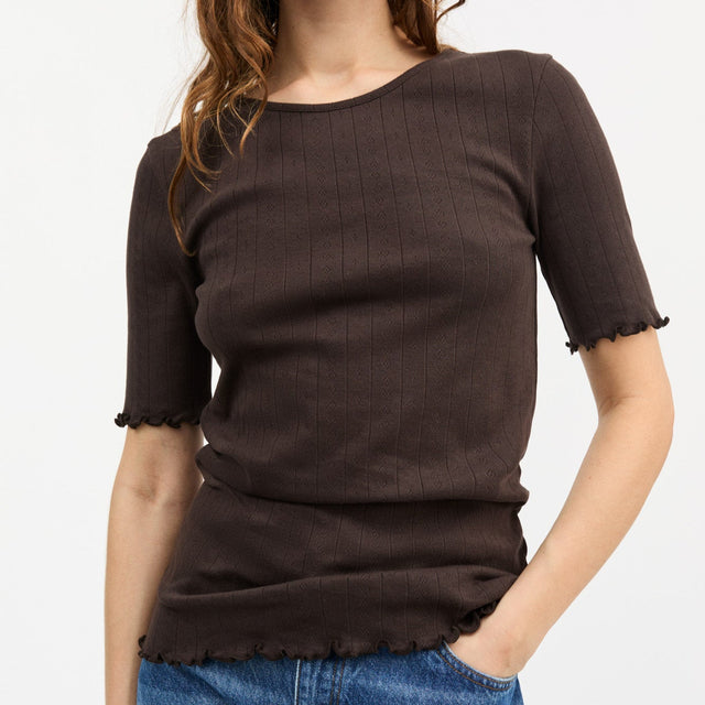 Edie Tee Dark Brown