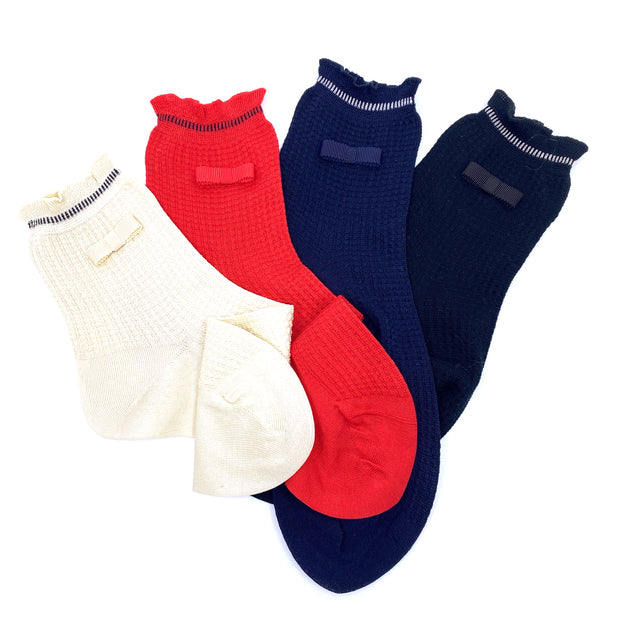 ANP-132 Waffle With Ribbon, Red