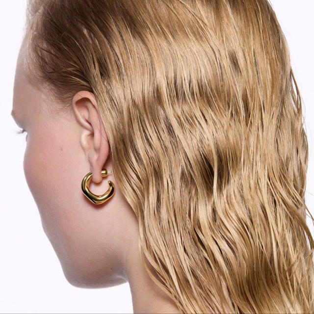 Anil Hoop Large Gold