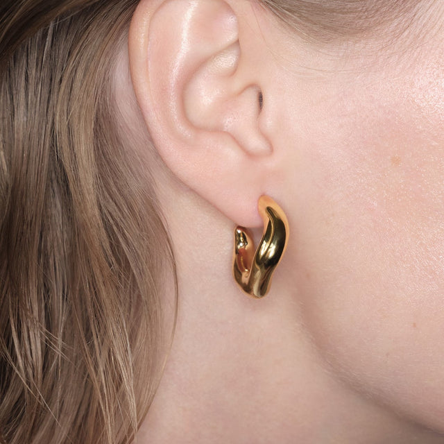 Anil Hoop Large Gold