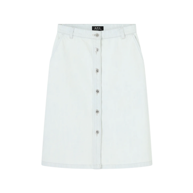 Maxine Denim Nederdel Lyseblå