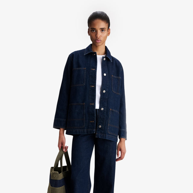 Mina Denim Jakke Indigo
