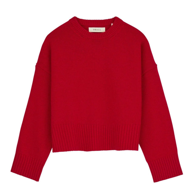 Skall Studio Campa Jumper Rød - Strik i Rød (Red) Køb strik hos Adelie. Dametøj på nørrebro og onlline til hele Danmark