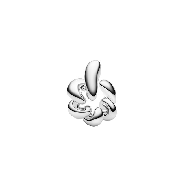Coli Inverted Earring Silver