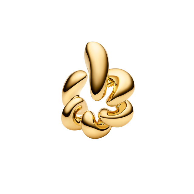 Coil Inverted Ørering Guld