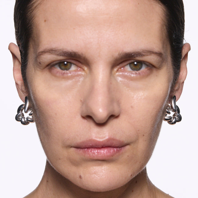 Coil Inverted Ørering Sølv