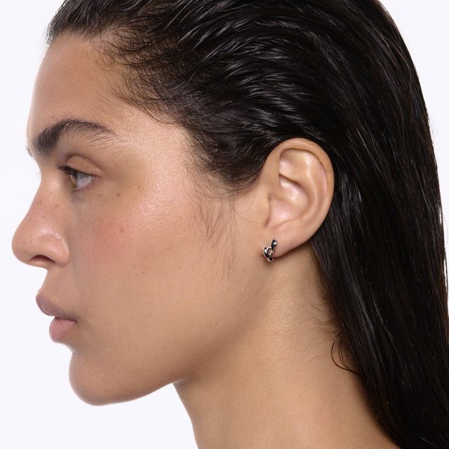 Coli Whirl Earrings Silver