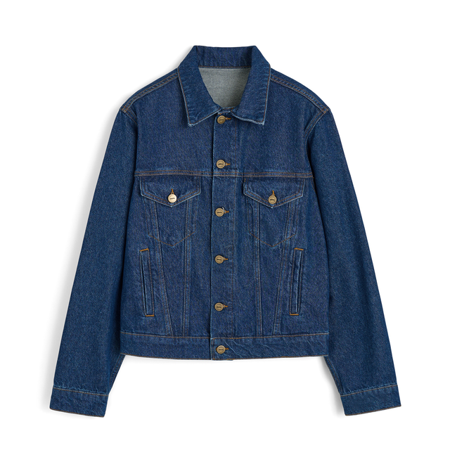 Cleo Denim Jakke Mid Blue