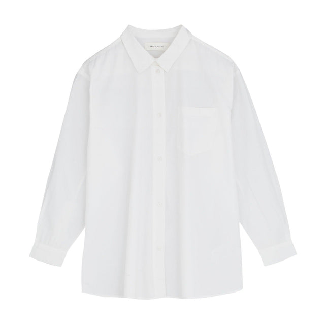 Skall Studio Edgar Skjorte Optic White Hvid - Skjorter i Hvid (Optic White) Køb skjorter hos Adelie. Dametøj på nørrebro og onlline til hele Danmark