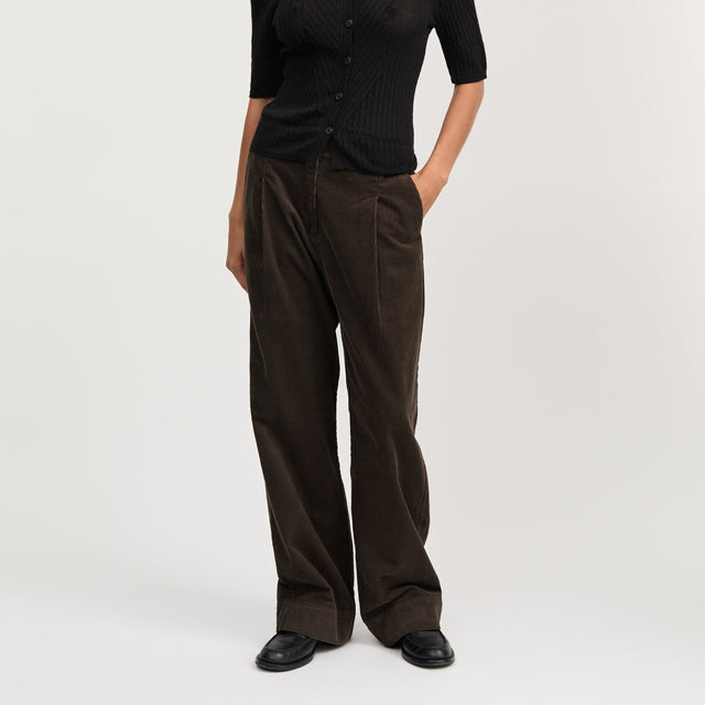 Toto Corduroy Trousers Smokey Brown
