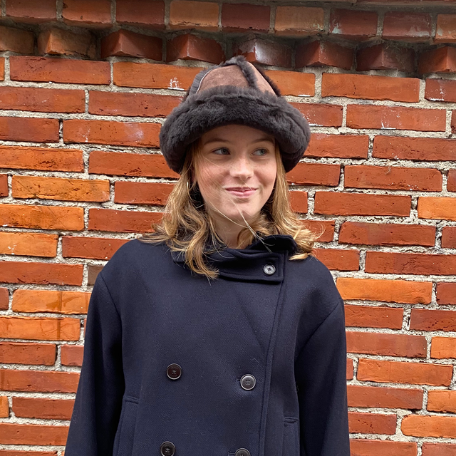 Hat Lammeskind Coffee / Mørkebrun