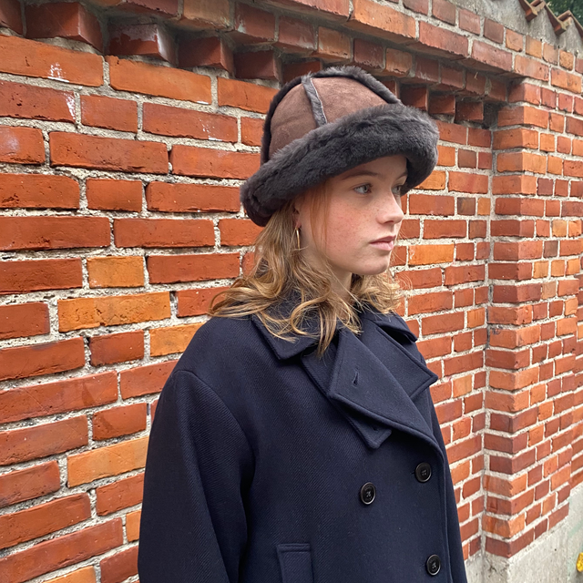 Hat Lammeskind Coffee / Mørkebrun