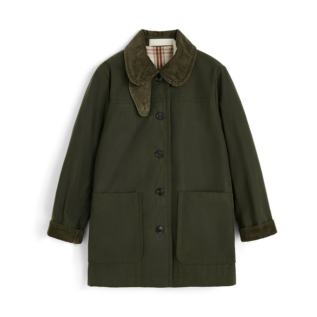 Jamie Jakke Ripstop Oilskin Olive