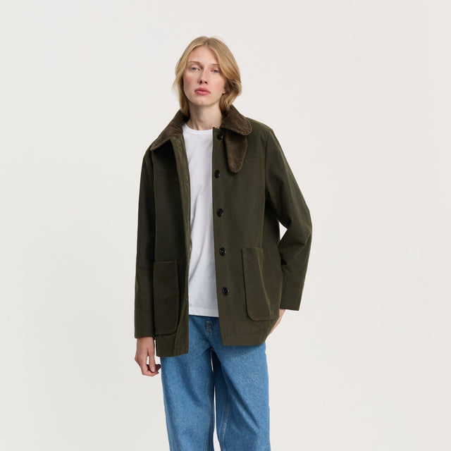 Jamie Jacket Ripstop Oilskin Olive