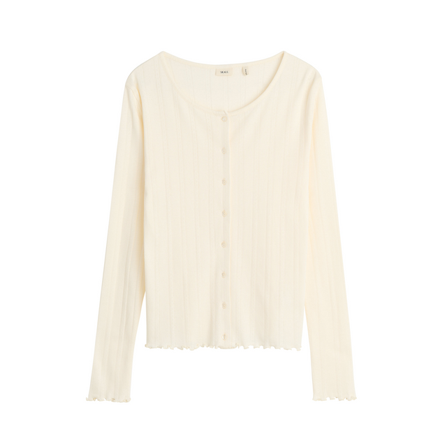 June Cardigan Ecru