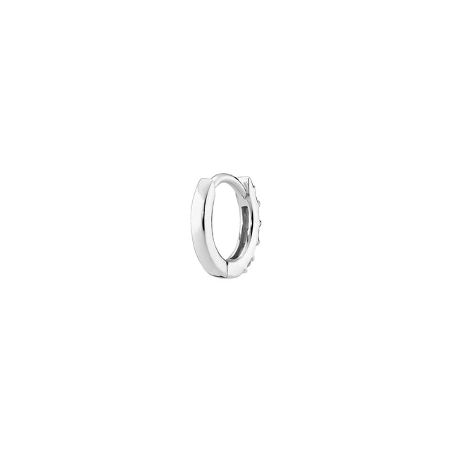 Lamarr Huggie 6 White Gold