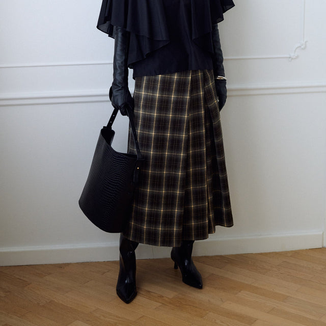 Elaine Ternet Nederdel Grøn