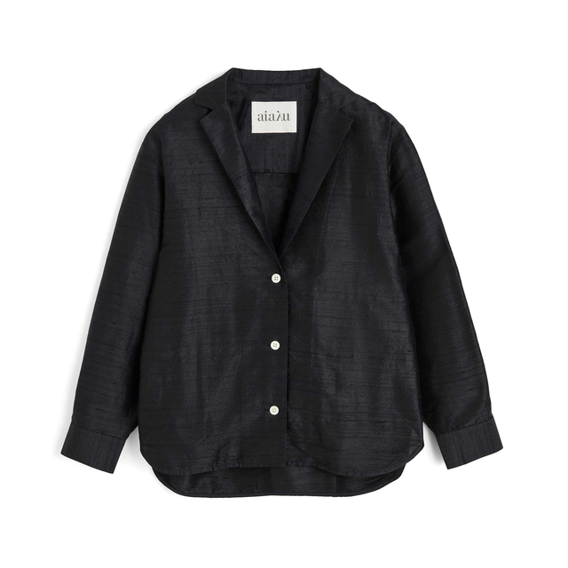 Makya Silk Shirt Black