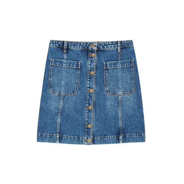 Margaux Denim Nederdel Slouchy blue