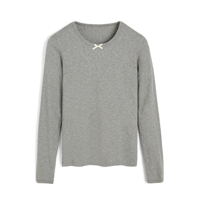 Messhu Long Sleeve Grey Melange