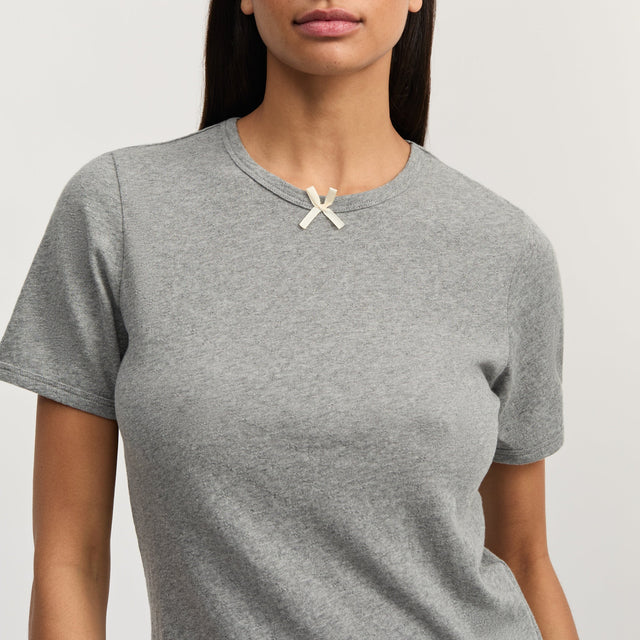 Messhu tee grey melange
