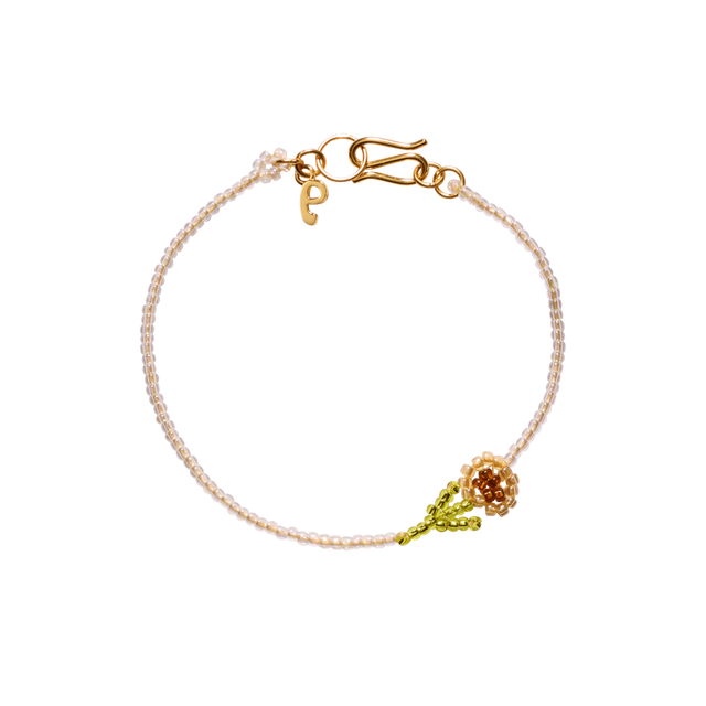 Mini Brown Flor Armbånd