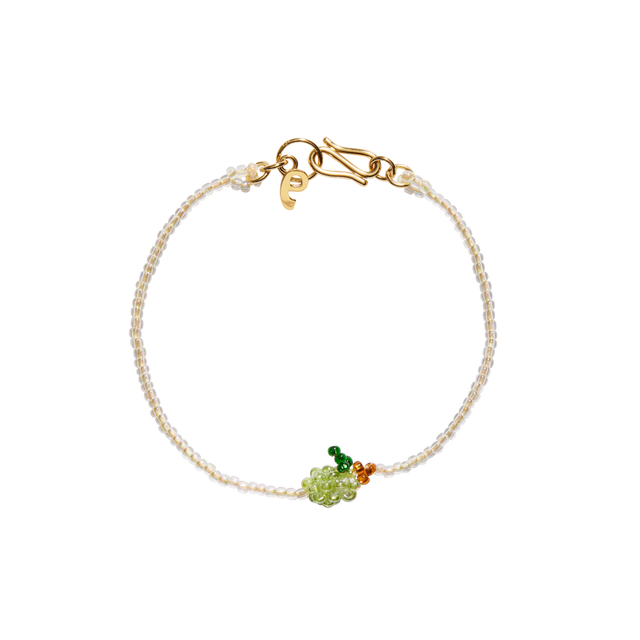 Pura Utz Mini Pear Armbånd - Smykker i Light Green  (Light Green ) Køb smykker hos Adelie. Dametøj på nørrebro og onlline til hele Danmark