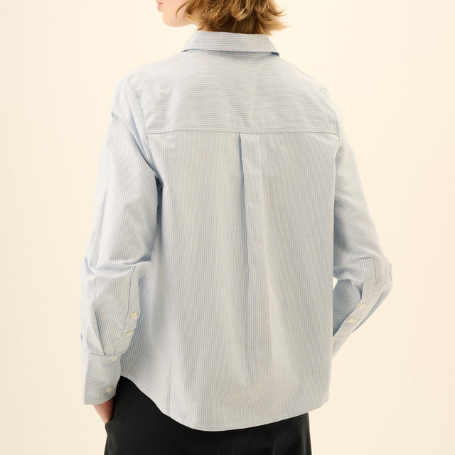 Sylina Oxford Shirt Blue/White Stripe
